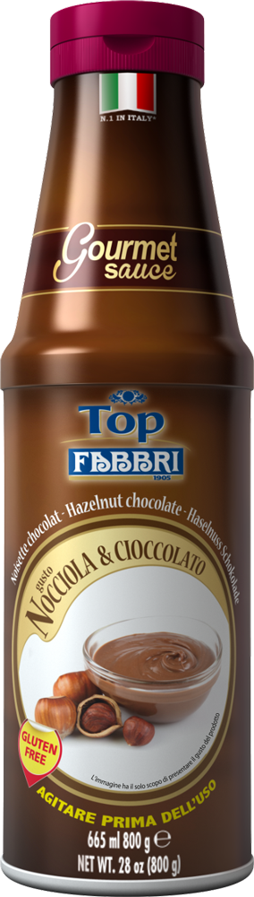 Hazelnut and Chocolate Gourmet Sauce